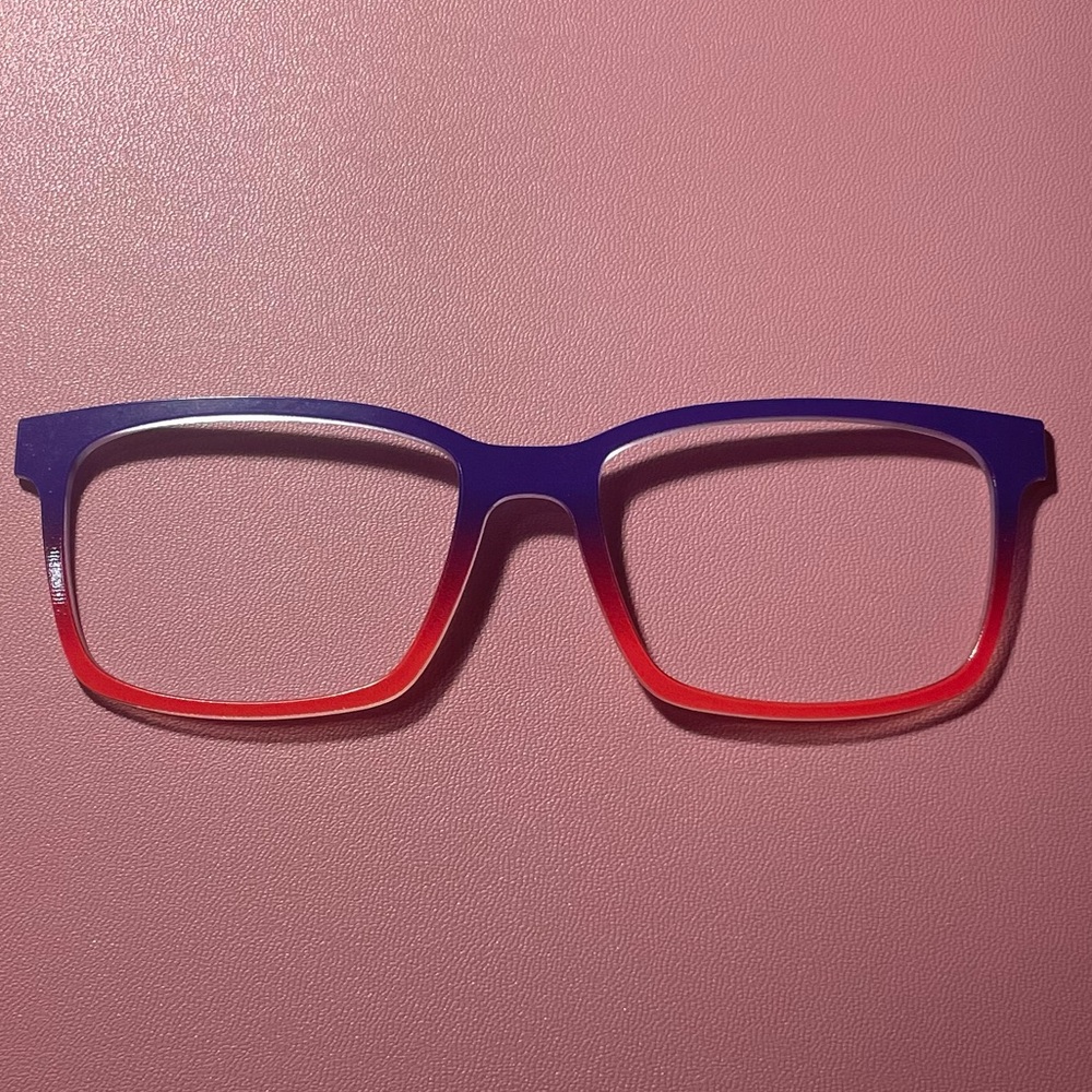 Pair Eyewear Kirby Top Frame Gradient Purple to Deep Orange